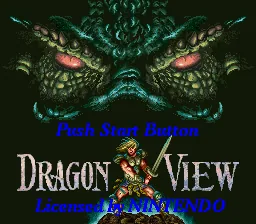 Dragon View: tela de título