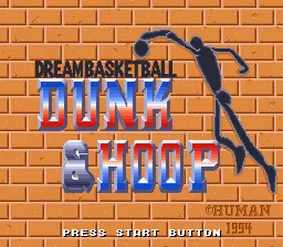 Dream Basketball - Dunk & Hoop: tela de título