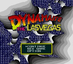 Dynamaite - The Las Vegas: tela de título