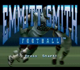 Emmitt Smith Football: tela de título