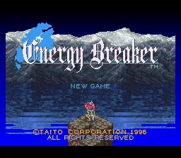 Energy Breaker: tela de título