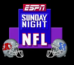 ESPN Sunday Night NFL: tela de título
