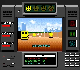 Faceball 2000: gameplay