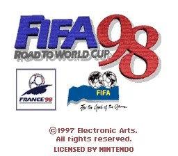 FIFA - A Caminho Da Copa 98: tela de título