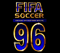 FIFA Soccer 96: tela de título
