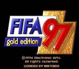 FIFA Soccer 97: tela de título