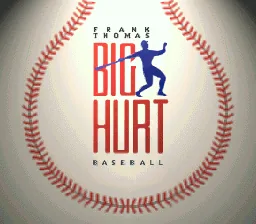 Frank Thomas Big Hurt Baseball: tela de título