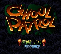Ghoul Patrol: tela de título
