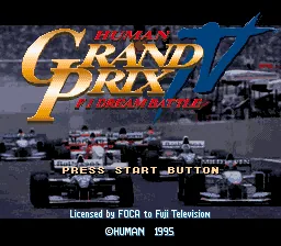 Human Grand Prix IV - F1 Dream Battle: tela de título