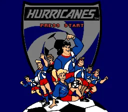 Hurricanes: tela de título