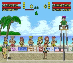 Inazuma Serve da! Super Beach Volley: gameplay