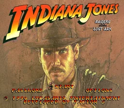 Indiana Jones' Greatest Adventures: tela de título