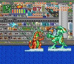 King of the Monsters 2: gameplay