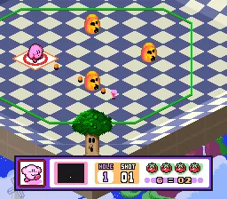 Kirby's Dream Course: gameplay