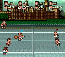 Kunio-kun no Dodge Ball Da yo Zenin Shuugou! - Tournament Special: gameplay