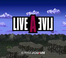 Live A Live: tela de título