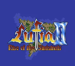 Lufia II - Rise of the Sinistrals: tela de título
