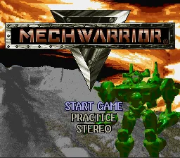 MechWarrior: tela de título