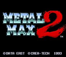 Metal Max 2: tela de título