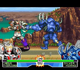 Mighty Morphin Power Rangers - The Fighting Edition: gameplay