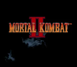 Mortal Kombat II: tela de título