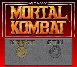 Mortal Kombat: tela de título