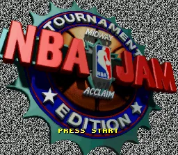 NBA Jam - Tournament Edition: tela de título