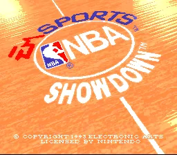 NBA Showdown: tela de título