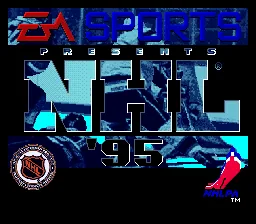 NHL 95: tela de título