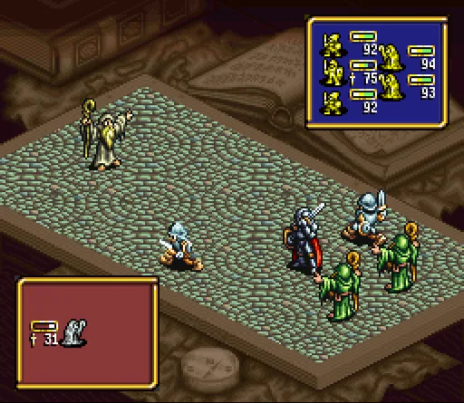 Ogre Battle - The March of the Black Queen: gameplay