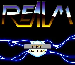 Realm: tela de título