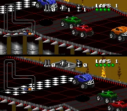 Rock N' Roll Racing: gameplay