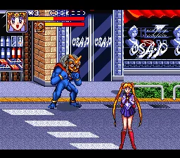 Sailormoon: gameplay