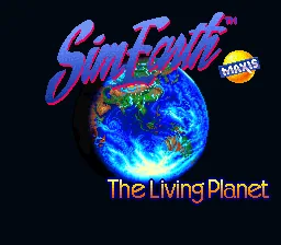 SimEarth - The Living Planet: tela de título