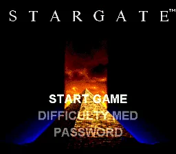 Stargate: tela de título