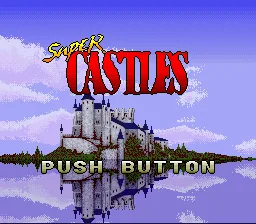 Super Castles: tela de título