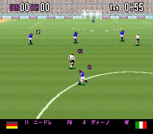 Super Formation Soccer 94 - World Cup Edition: gameplay