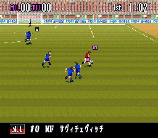 Super Formation Soccer 95 - della Serie A - UCC Xaqua Version: gameplay