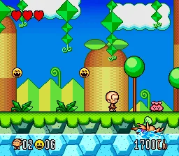 Super Genjin 2: gameplay
