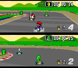 Super Mario Kart: gameplay