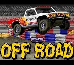 Super Off Road: tela de título