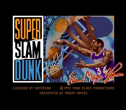 Super Slam Dunk: tela de título