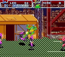 Teenage Mutant Ninja Turtles IV - Turtles in Time: gameplay
