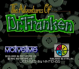 The Adventures of Dr. Franken: tela de título