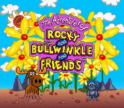The Adventures of Rocky and Bullwinkle and Friends: tela de título