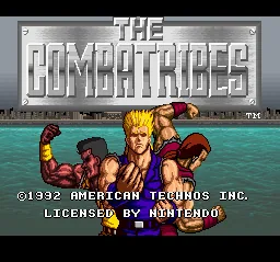 The Combatribes: tela de título
