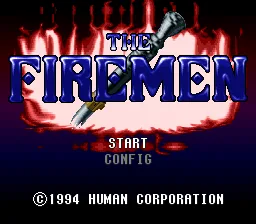 The Firemen: tela de título