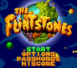 The Flintstones: tela de título