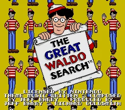 The Great Waldo Search: tela de título