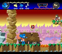 The Itchy & Scratchy Game: gameplay
